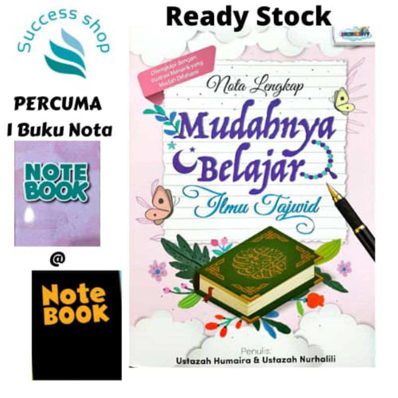 [READY STOCK] Buku Tajwid Nota Lengkap Mudahnya Belajar Ilmu Tajwid ...