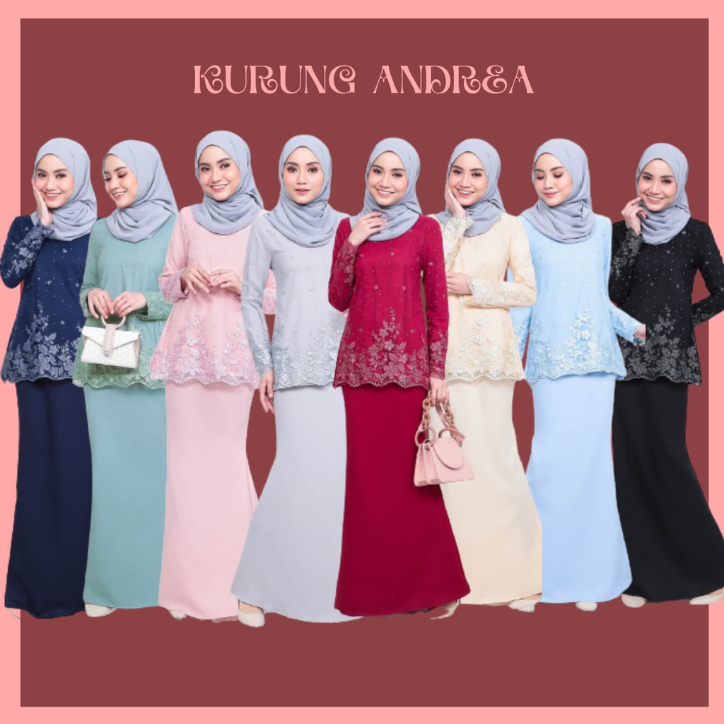 ANDREA KURUNG SEDONDON BRIDESMAID BAJU  TUNANG  NIKAH 