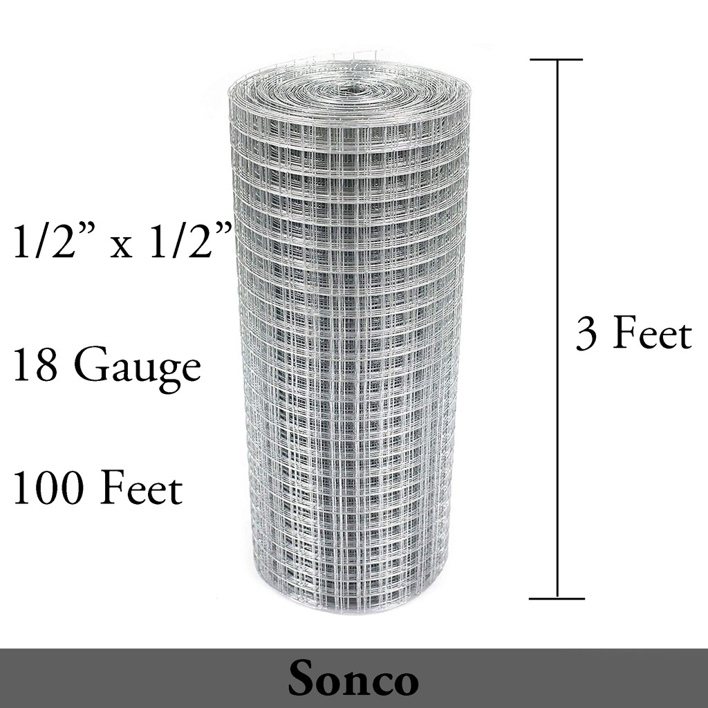 1 2 X 1 2 X 3 X 100 X 18 Soon Galvanized Brc Welded Iron Wire Mesh Net Netting Dawai Jaring Shopee Malaysia