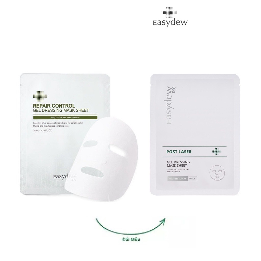 Easydew RX Post Laser Gel Dessing Mask Sheet for sensitive skin after laser 38ml box/ 5 pieces
