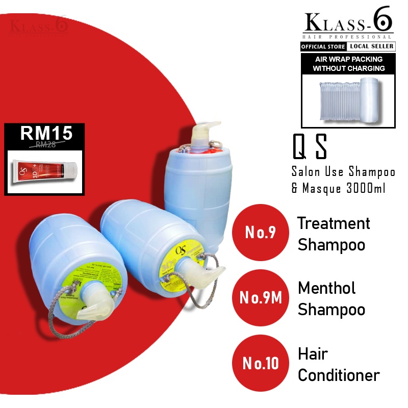 [QS] Salon XXXL Size Gallon Drum Shampoo & Conditioner