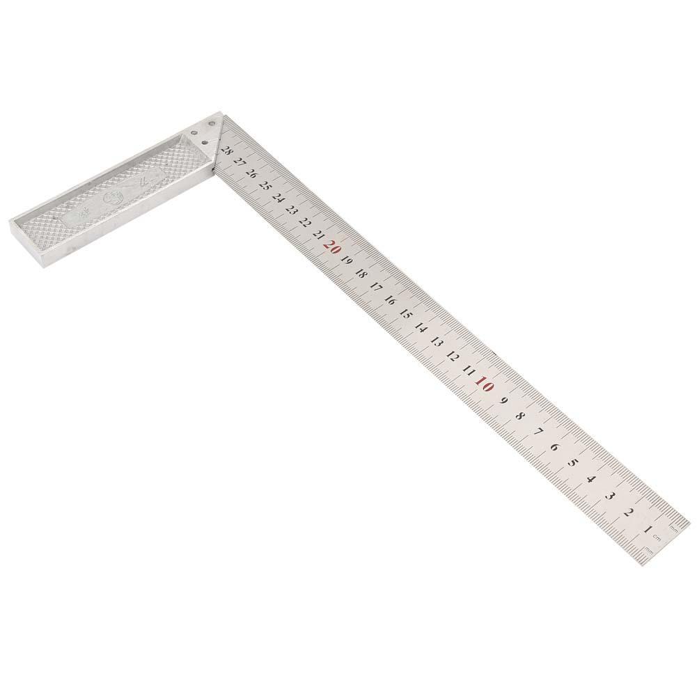 30cm 118in aluminum alloy 90 degree straight edge ruler