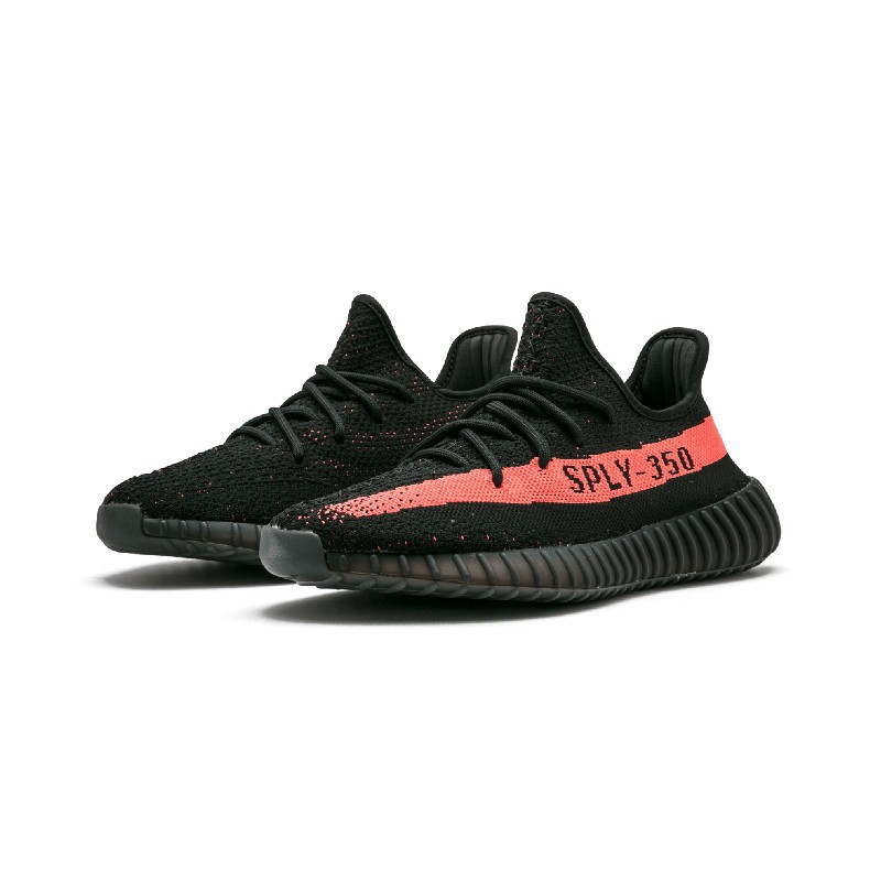 yeezy boost 350 black red