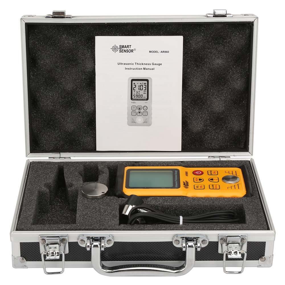 SMART SENSOR AR860 Digital Ultrasonic Thickness Gauge Tester Measuring