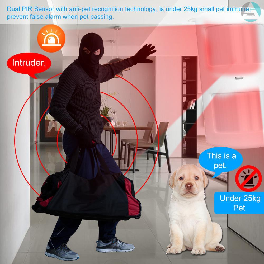 ready stock]☀Chuango 315Mhz Wireless Anti-Pet PIR Motion ...