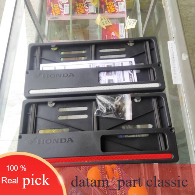 Original Honda Original Motorcycle Number Plate Holder Shopee Malaysia