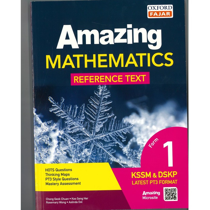 Amazing Mathematics Reference Text Kssm Form 1 Shopee Malaysia