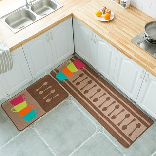 Anti Fatigue Kitchen Rug Set 2 Pieces Non Skid Waterproof Kitchen