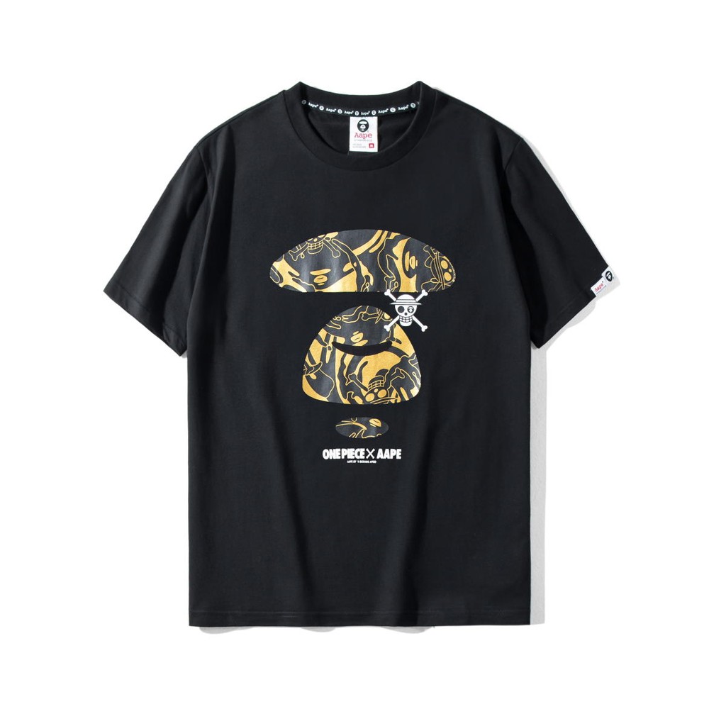 One Piece X pe By A Bathing Ape Fw18 Collab Unisex T Shirt 005 Shopee Malaysia