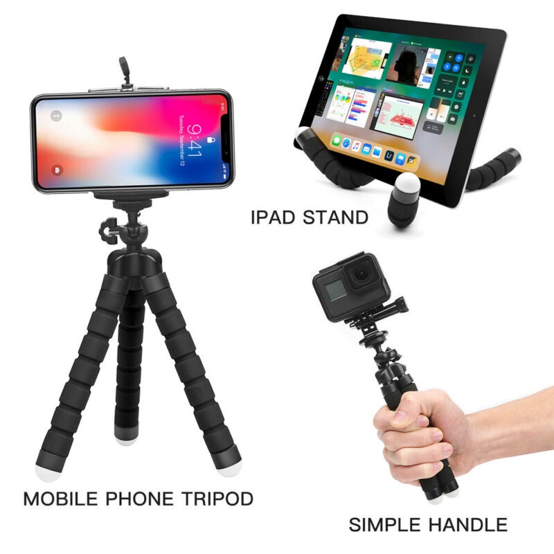 Multi Have Tripod Adapter Mini Octopus Flexible Stand Gopro Selfie Sponge Stick Handheld 9 8 7 Camera Stander Durable - Image 3