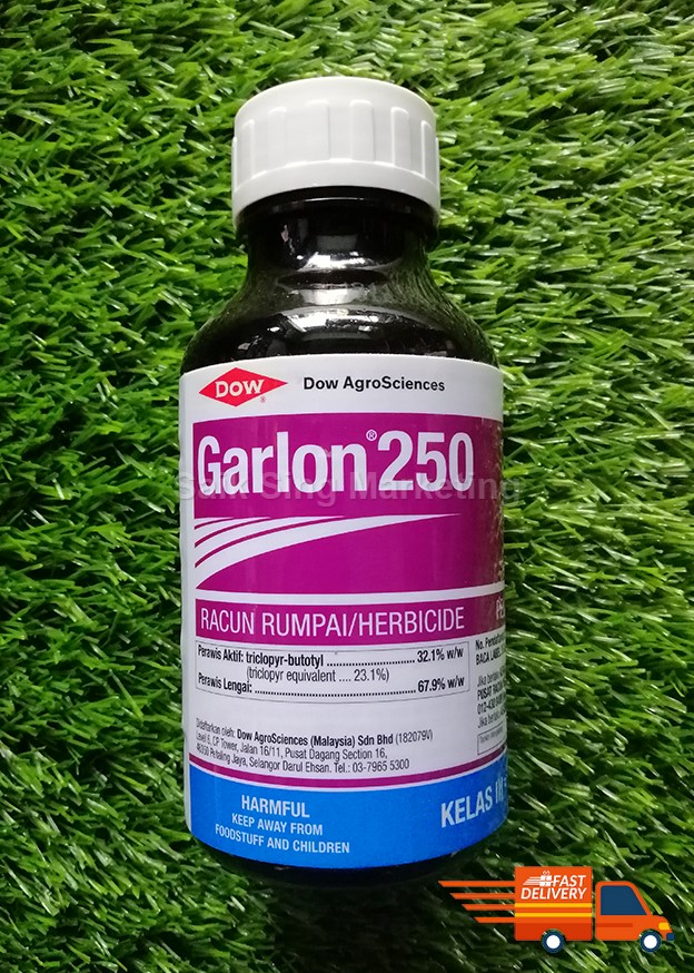 500ML Garlon 250 Triclopyr-butotyl 32.1% Racun Pokok ...