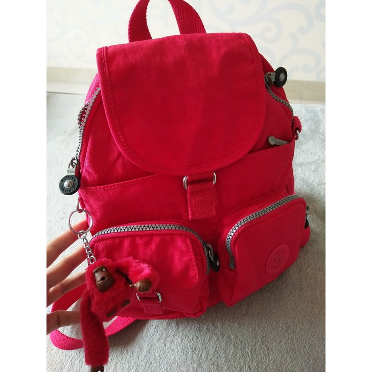 Pre Owned Original Kipling Backpack Small Pink Shopee Malaysia