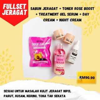 Set Combo Skincare Untuk Masalah Kulit Jerawat Jeragat Resdung Shopee Malaysia