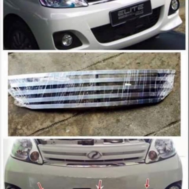 Perodua viva elite bumper grill  Shopee Malaysia