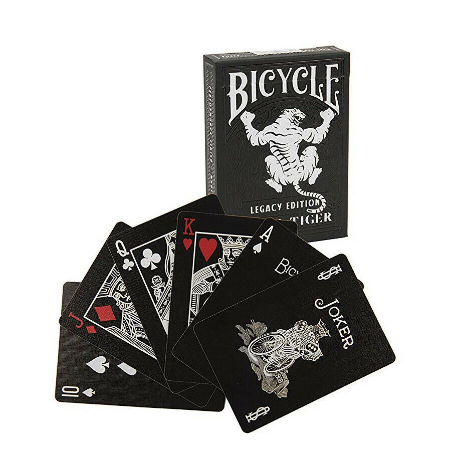 Original) Bicycle Black Tiger Deck Legacy Edition Playing Cards by  Ellusionist | Shopee Malaysia