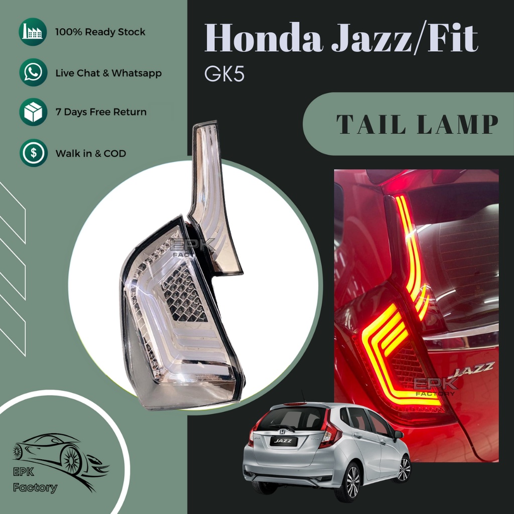 Honda Jazz Fit GK5 Tail Lamp Tail Light Taillamp Taillight LED 2013