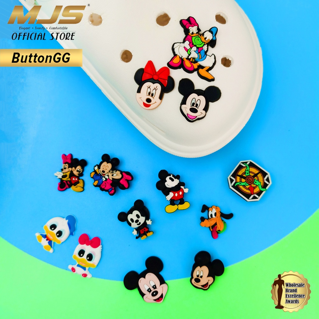 MJS Wholesale Crocs Jibbitz Random Style PVC Cute Cotton Clog Charms