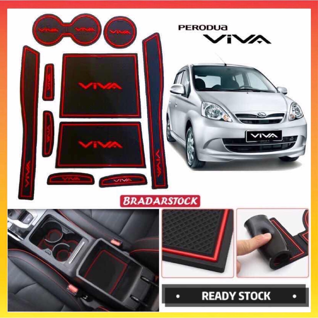 Perodua Viva Interior Slot Mat Carpet Car Kapet Perodua Viva Shopee Malaysia