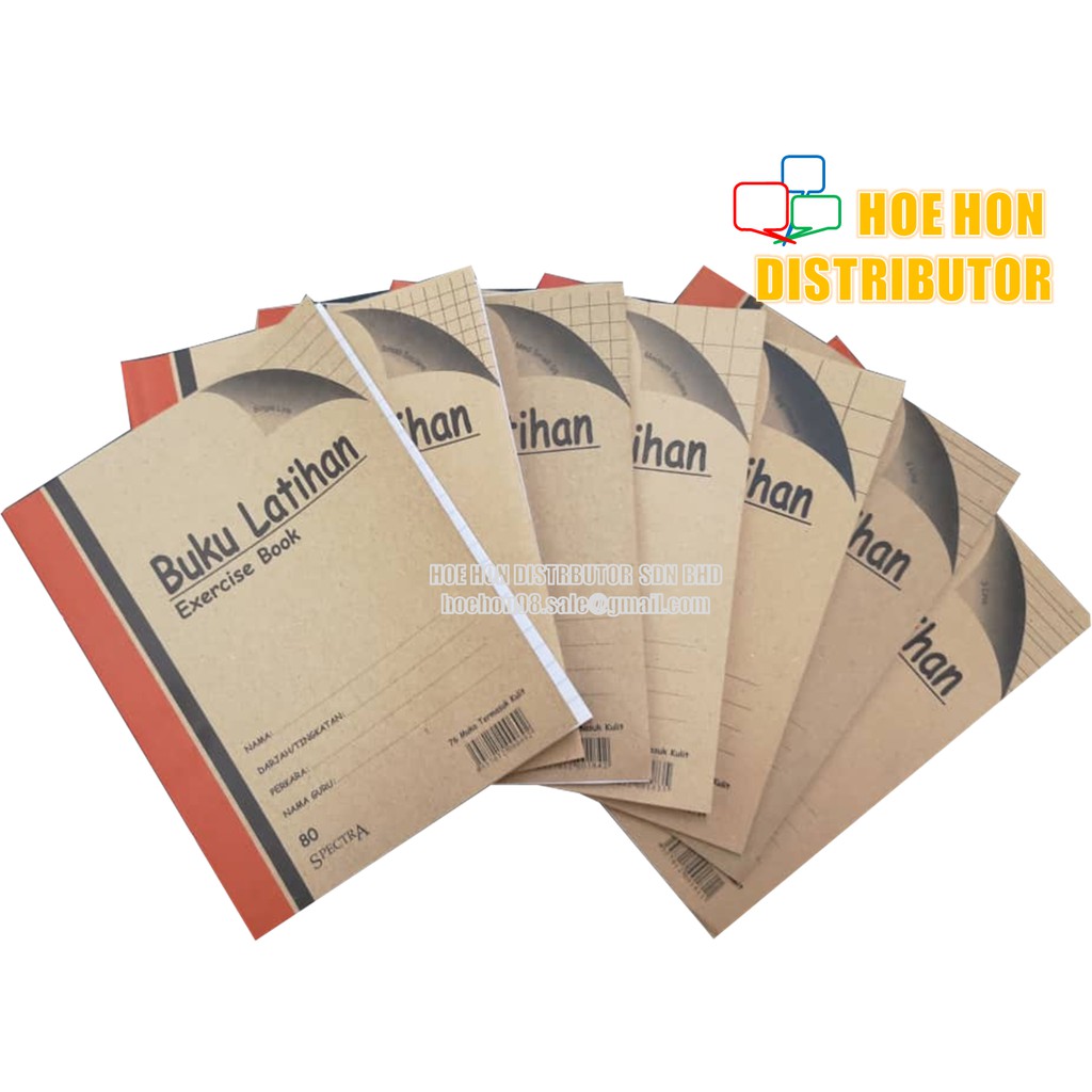 Kraft Buku Tulis Latihan Exercise Note Book 80 Pages Shopee Malaysia