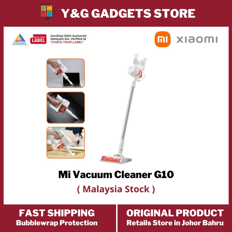 Xiaomi Mijia Wireless Handheld Vacuum Cleaner Vacuum Cleaner G10 Malaysia Stock Shopee Malaysia