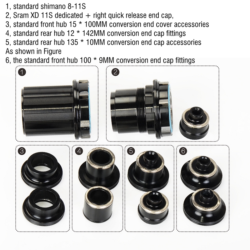 bike hub caps