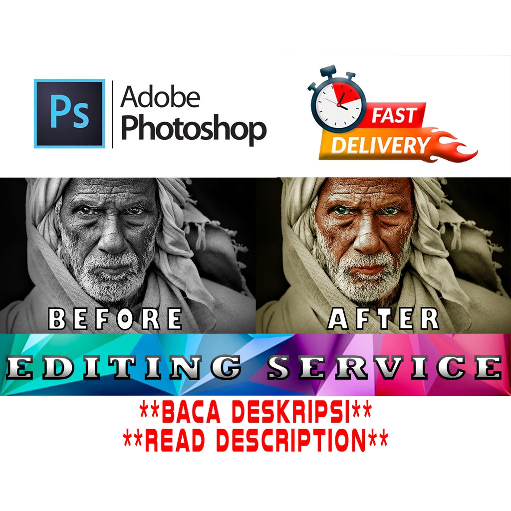 [BACA DESKRIPSI] PHOTO EDITING SERVICE ( SERVIS EDIT GAMBAR ) | ADOBE PHOTOSHOP * READ DESCRIPTION*