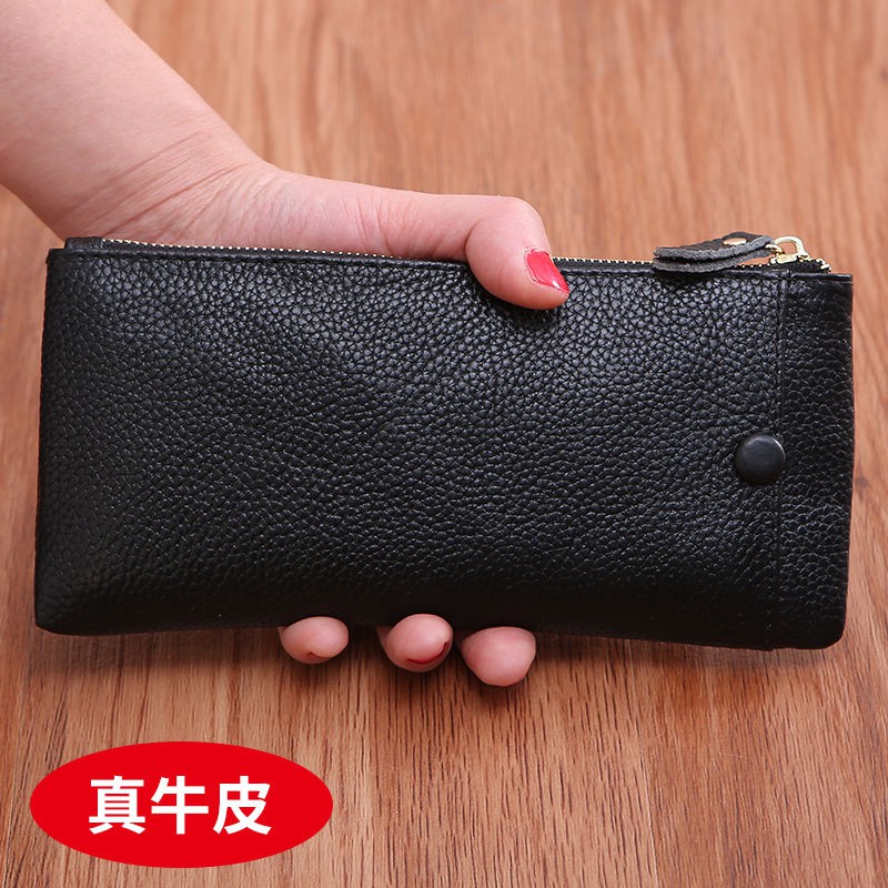 Kulit Dompet Wanita 2019 Beg Baru Lapisan Kepala Kulit Sapi Wanita Ritsleting Panjang Dompet Ultra Tipis Lelaki Beg Bimbit Wanita Shopee Malaysia