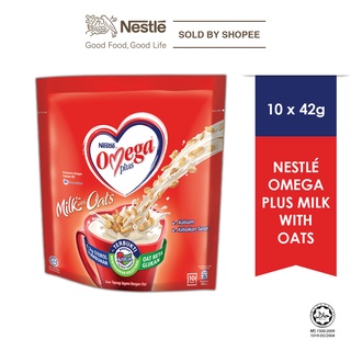 Image of Nestle Omega Plus Milk with Oats (42g x 10s)