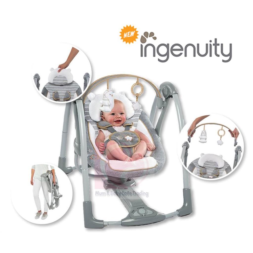 ingenuity boutique collection swing and rocker manual