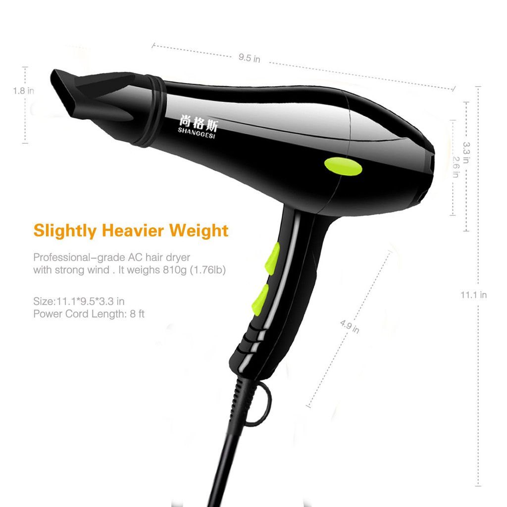 Portable Folding Hair Dryer Radiation Free Ionic Infrared Low