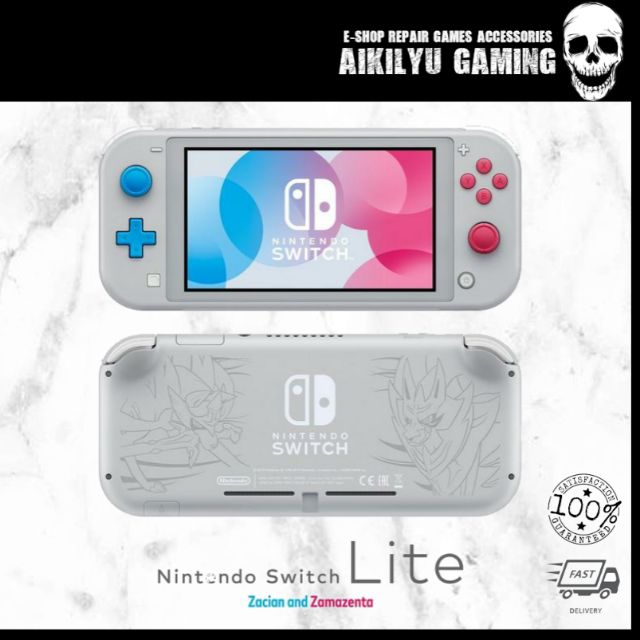 Ready Stock Maxsoft Set Nintendo Switch Lite Pokemon Sword And Shield Edition Ns Switch Lite Pokemon Free Gift