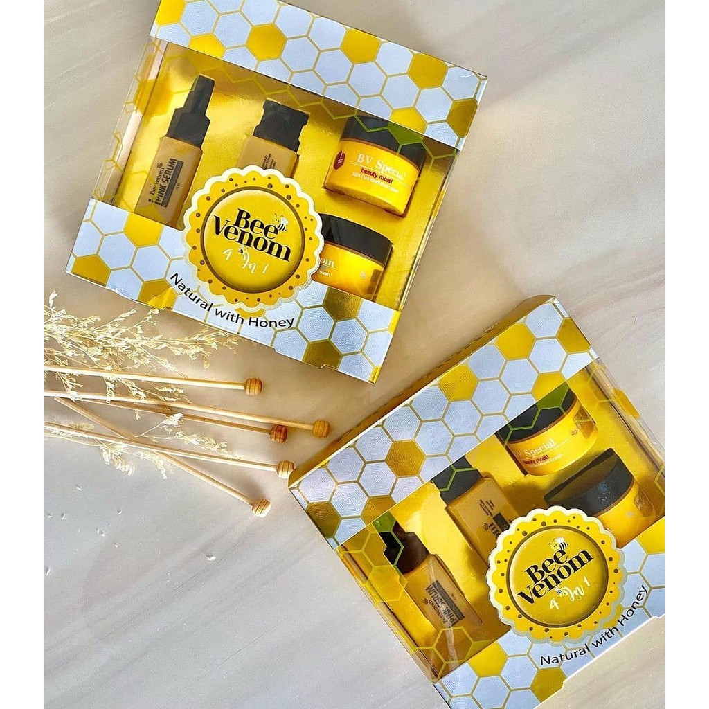 Set Skincare Bee Venom 4 In 1 Baru Shopee Malaysia