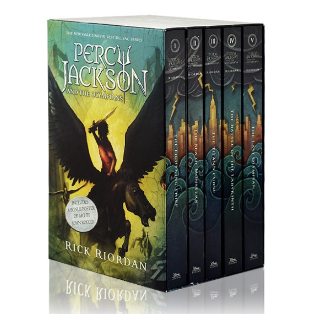 Ready Stock** [5 Books] Percy Jackson and the Olympians box set ***Slipcase  a little dented*** | Shopee Malaysia