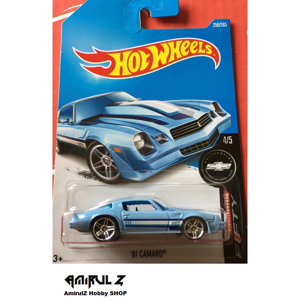 hot wheels camaro blue