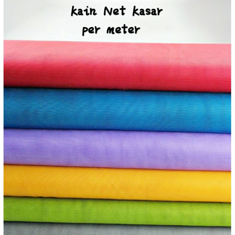 Kain Net Kasar/礼篮布/Rough Tulle Fabric 50 inch(130cm)