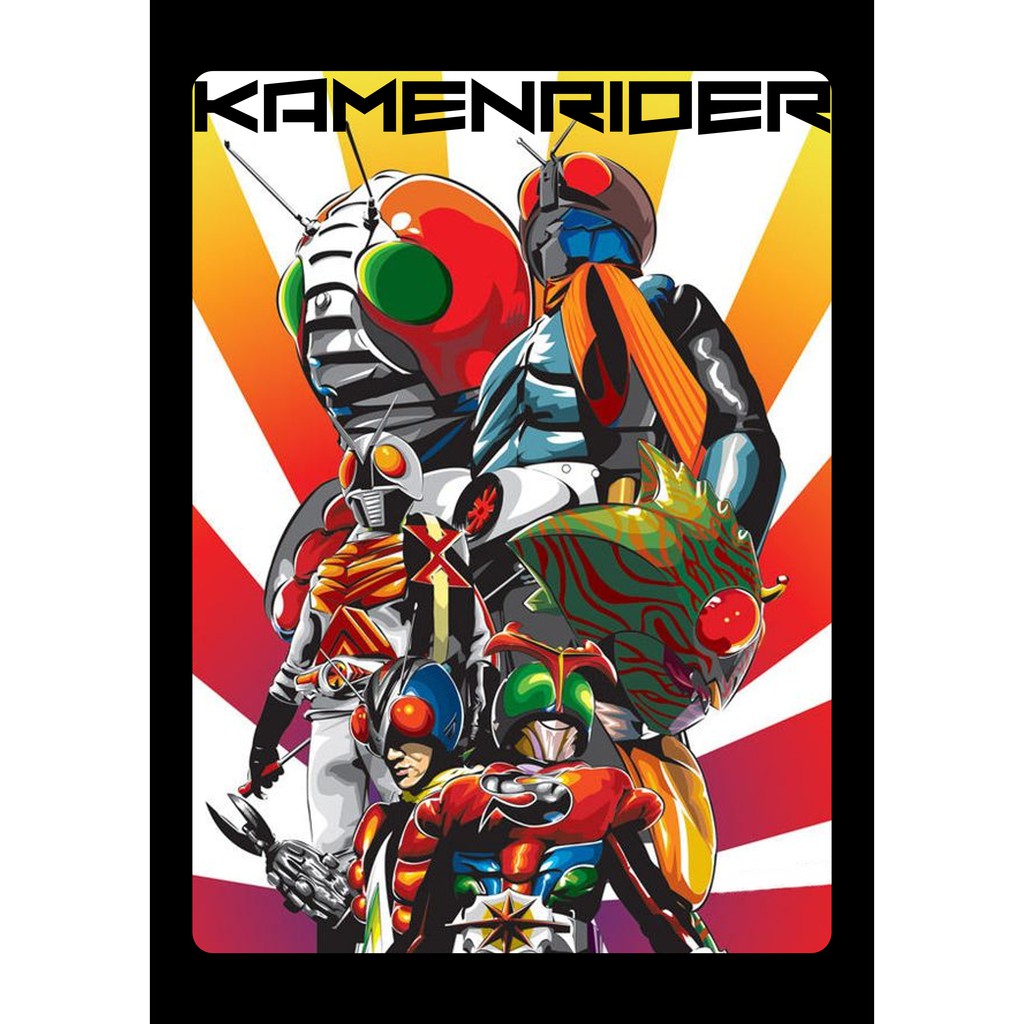Kamen Masked Rider Black Kesatria Baja Hitam Japanese Cartoon Animated ...
