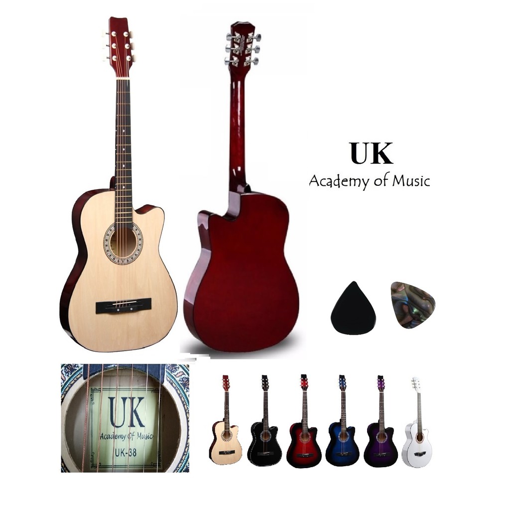 [New Ready Stock] UK Acoustic Guitar 38 Inch Shopee Malaysia