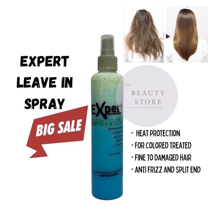 Expert Detangle Heat Protection Leave in Spray Keratin Rambut Kering Hair  Conditioner Repair Moisture Hair Mist免洗护发素喷雾 | Shopee Malaysia