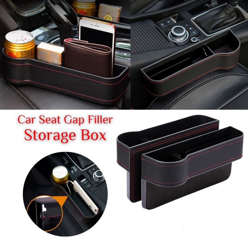 Car Seat Box Storage Car Seat Side Pocket Gap Slit Pocket Storage