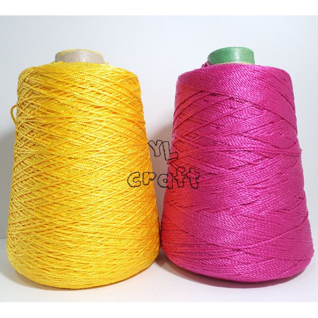  01 15 Benang  Kait Nilon D27 500gm 1cone Nylon crochet 