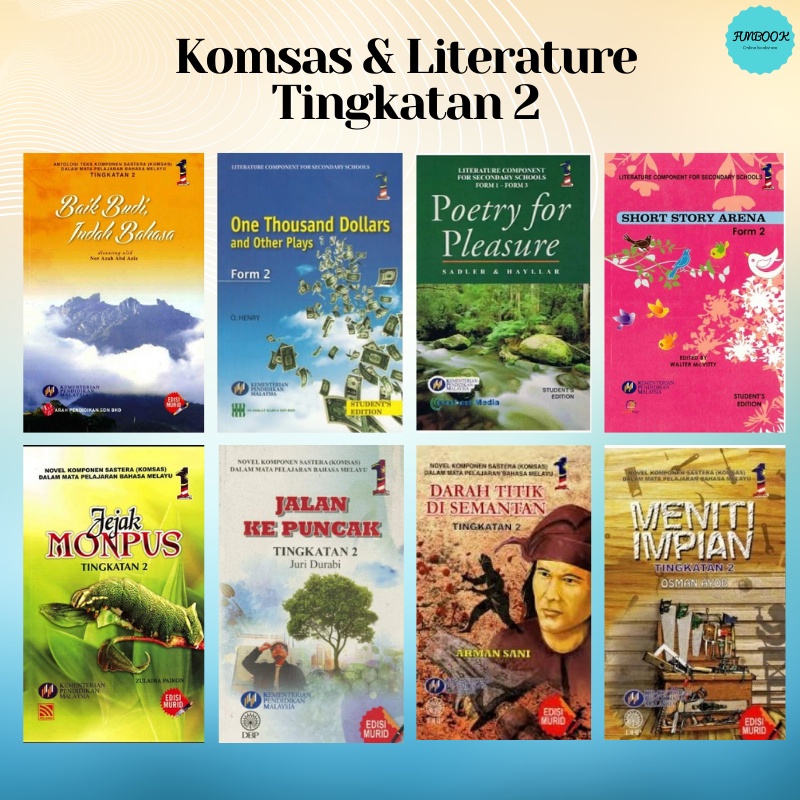 [FUNBOOK] Textbook: Komsas Literature Tingkatan 2 SMK / Baik Budi ...