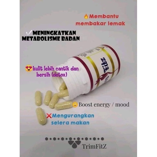 Buy Slimming Capsul Trimfitz Free Detox Pil Seetracker Malaysia