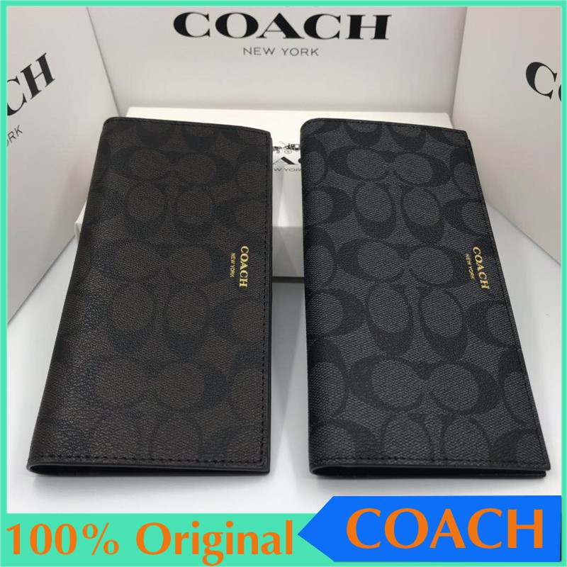 men's coach wallet card holder