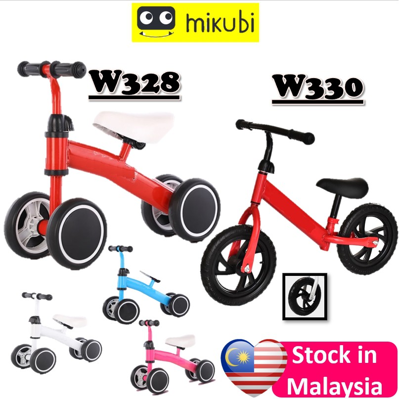 Baby Walker Balance Bike (ADA KOTAK) W328 Basikal Tolak Mini Bike