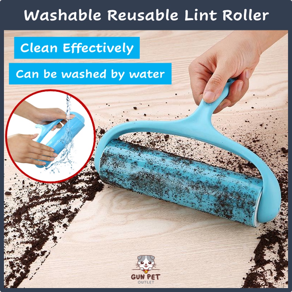 GUN PET Reusable Sticky Lint Roller Paper / Hair Pet Fur Remover Dust