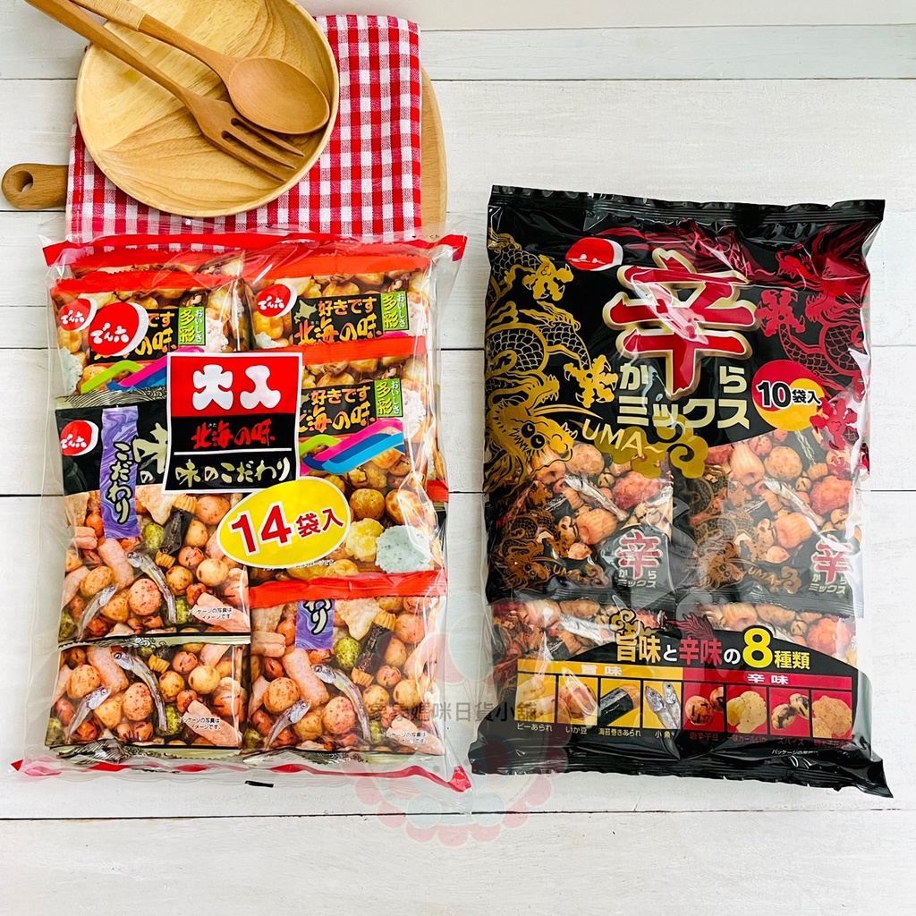 Elephant Mommy Japan Chuanliu North Sea Flavor Bean Crackers Tianliu Beans Small Fish Mixed Rice Japanese Spicy Seaweed Bi