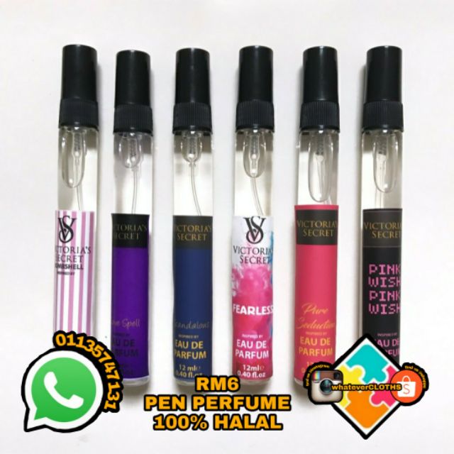 PEN PERFUME 💕 INSPIRED BY VICTORIA SECRET (100% HALAL)