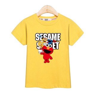 Elmo Kid Tees Boy T Shirt Child Sesame Street Tee Baby Summer Top