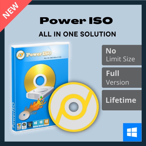 [LIFETIME] Power ISO All in One Solution Full Version No Limit Size