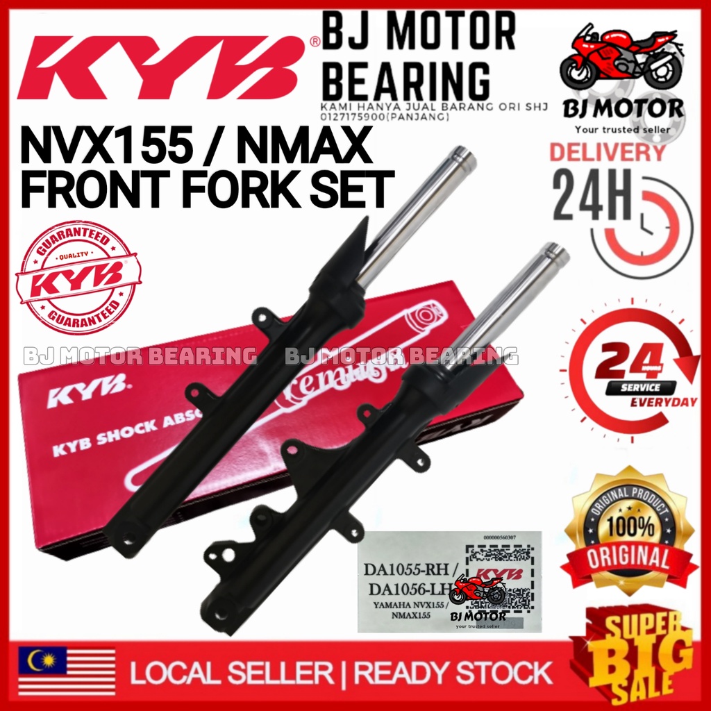 FORK SET NVX DAMPER DEPAN T FORK UNDER BRACKET KYB YAMAHA NVX155 V1